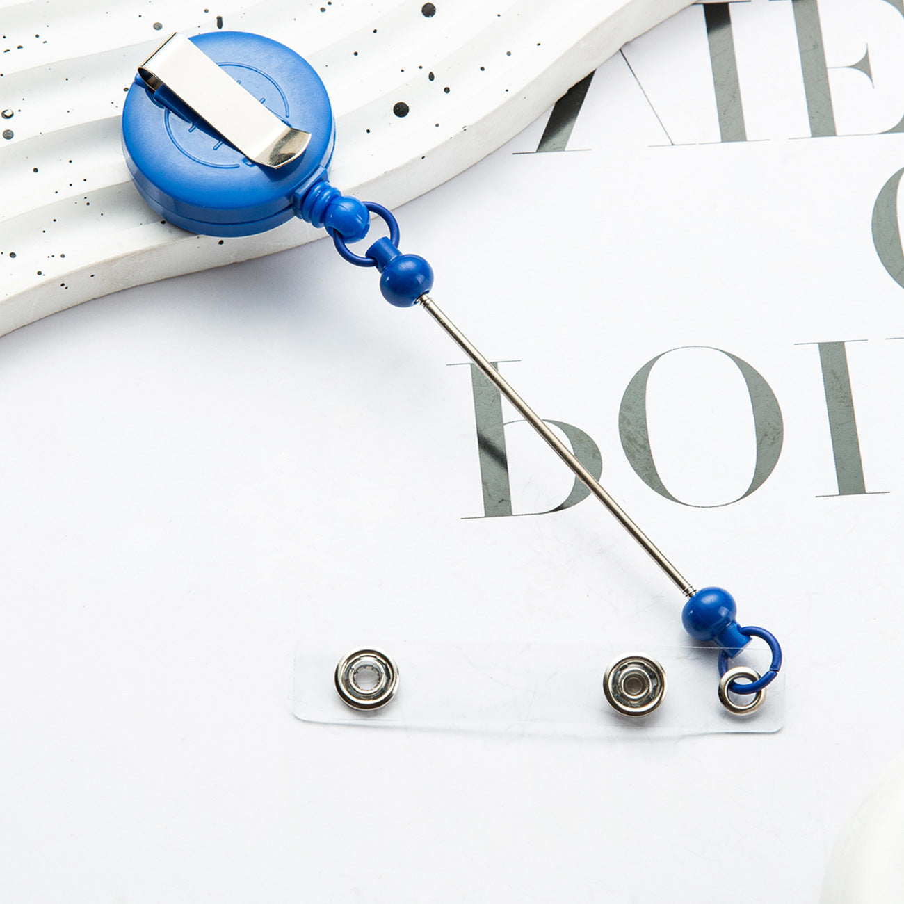 diy bead key chain retractable buckle